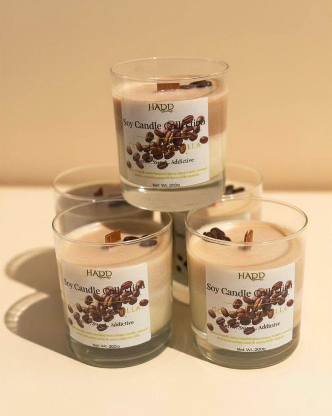 Coffee & Vanilla Soy Candle – 200g