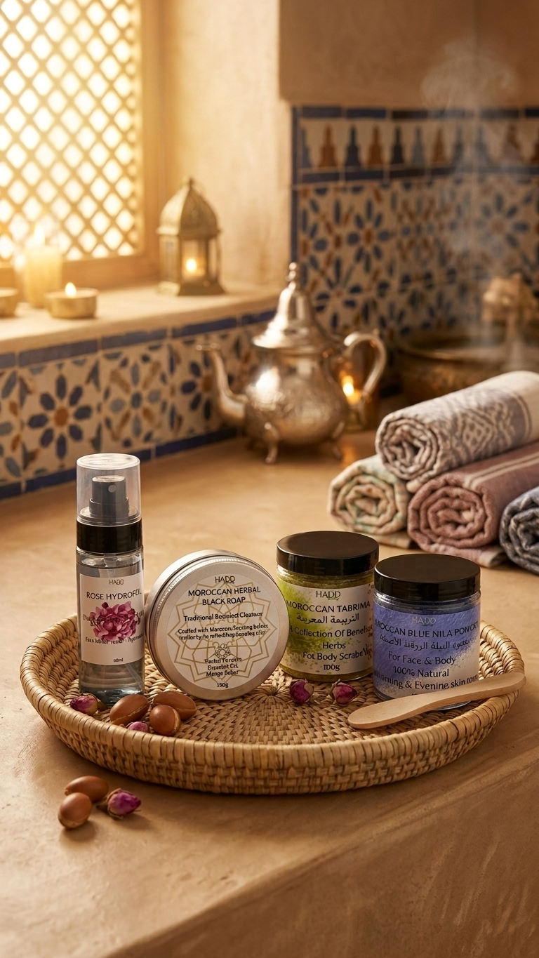 Moroccan Hammam Set – Traditional Moroccan Spa Ritual Collection