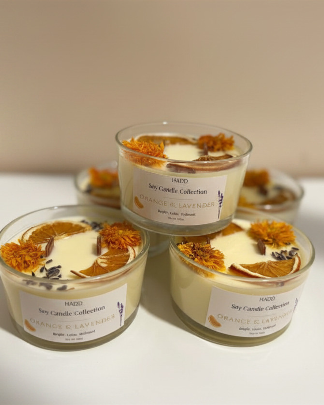 Orange & Lavender Soy Candle – 250g