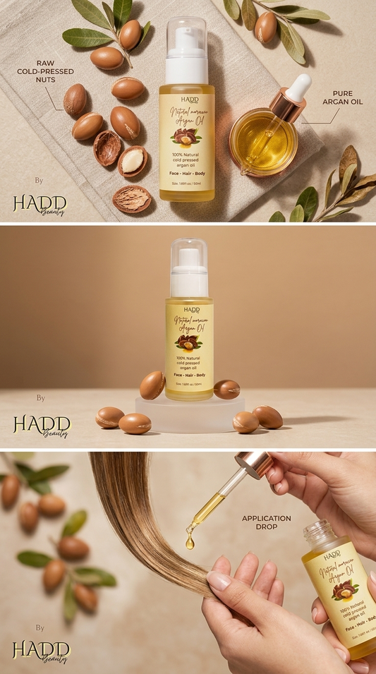 Natural Moroccan Argan Oil 50ml for Face, Body & Hair