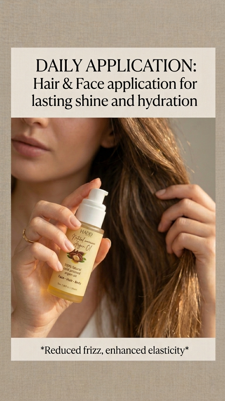 Natural Moroccan Argan Oil 50ml for Face, Body & Hair