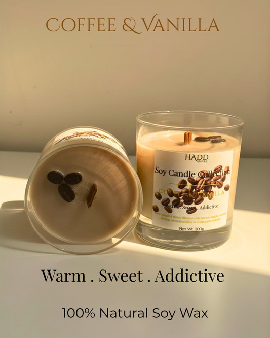 Coffee & Vanilla Soy Candle – 200g