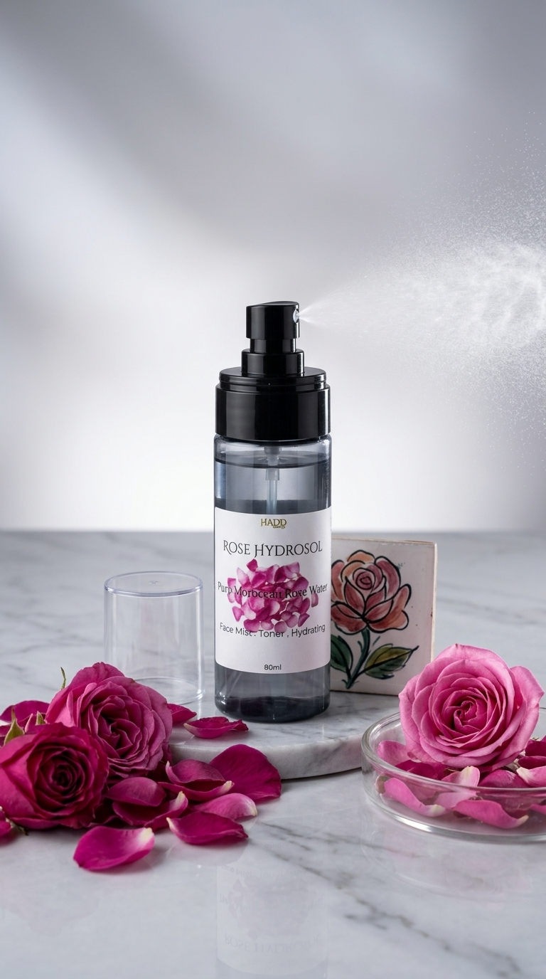 Pure Moroccan Rose Water - Rose Hydrosol